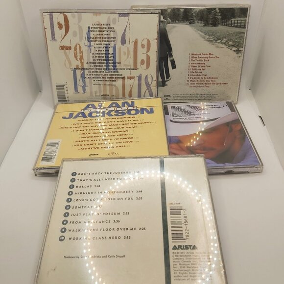 Alan Jackson Music Lot of 5 Audio CDs Cases in Good Condition - Picture 2 of 7